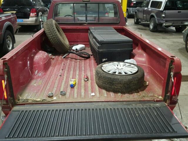1FTDF15N7LLA86288 - 1990 FORD F150 Rouge photo 6