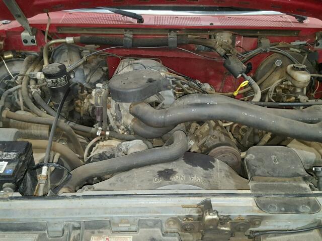 1FTDF15N7LLA86288 - 1990 FORD F150 Rouge photo 7