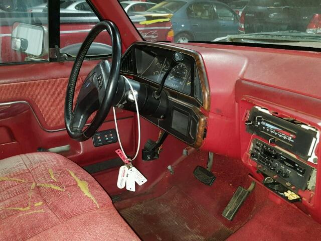 1FTDF15N7LLA86288 - 1990 FORD F150 Rouge photo 9