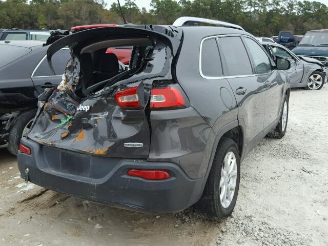 1C4PJLCB6GW149112 - 2016 JEEP CHEROKEE L GRAY photo 4