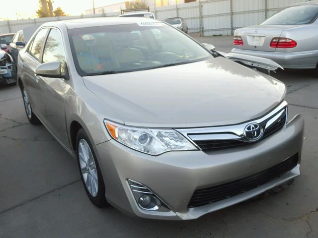 4T4BF1FK5ER443641 - 2014 TOYOTA CAMRY L BEIGE photo 1