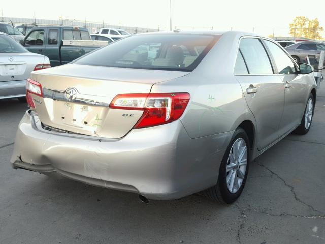 4T4BF1FK5ER443641 - 2014 TOYOTA CAMRY L BEIGE photo 4