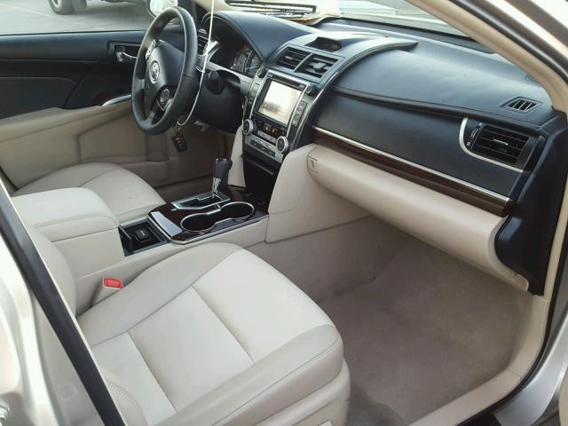 4T4BF1FK5ER443641 - 2014 TOYOTA CAMRY L BEIGE photo 5