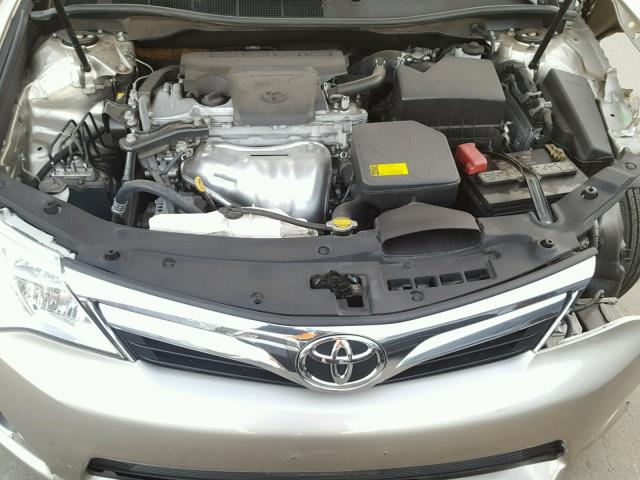 4T4BF1FK5ER443641 - 2014 TOYOTA CAMRY L BEIGE photo 7