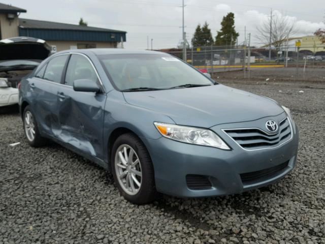 4T1BF3EK1AU557850 - 2010 TOYOTA CAMRY BASE GREEN photo 1