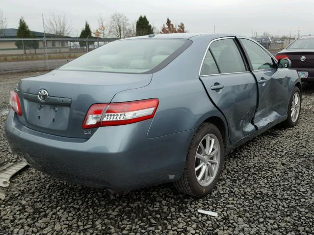 4T1BF3EK1AU557850 - 2010 TOYOTA CAMRY BASE GREEN photo 4