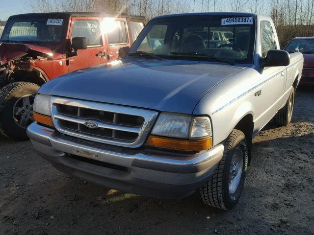 1FTYR10C3WPB39273 - 1998 FORD RANGER BLUE photo 2