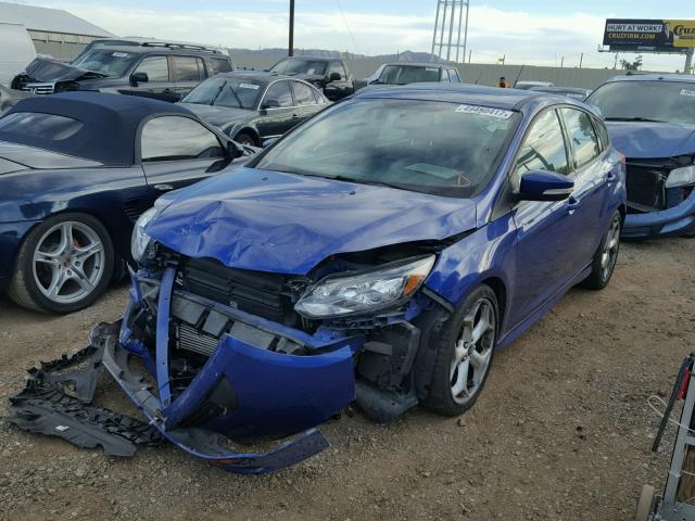 1FADP3L98EL199822 - 2014 FORD FOCUS ST BLUE photo 2