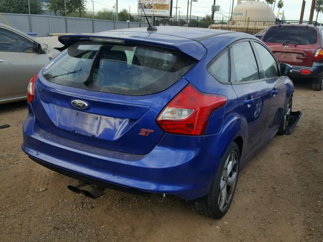 1FADP3L98EL199822 - 2014 FORD FOCUS ST BLUE photo 4