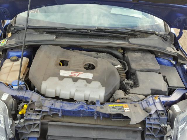 1FADP3L98EL199822 - 2014 FORD FOCUS ST BLUE photo 7