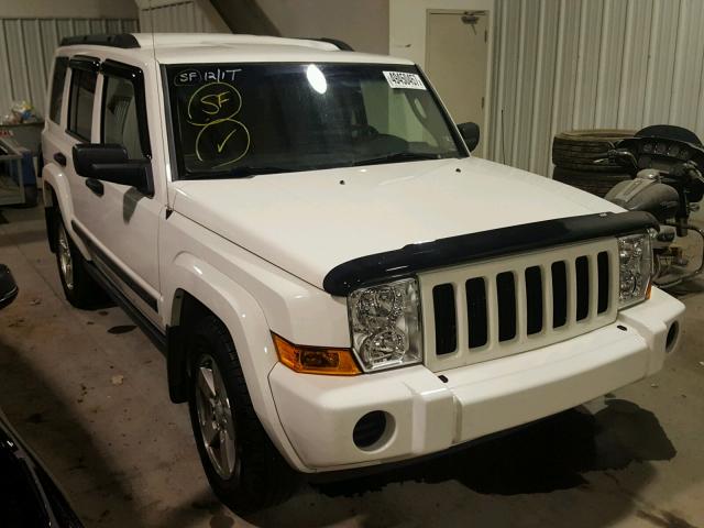 1J8HG48K36C145173 - 2006 JEEP COMMANDER WHITE photo 1