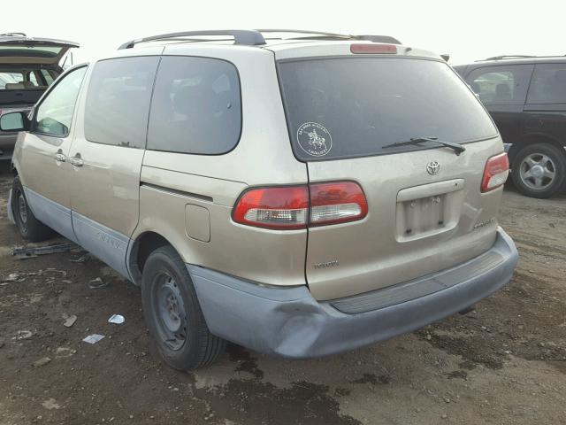 4T3ZF19C51U353355 - 2001 TOYOTA SIENNA CE GOLD photo 3