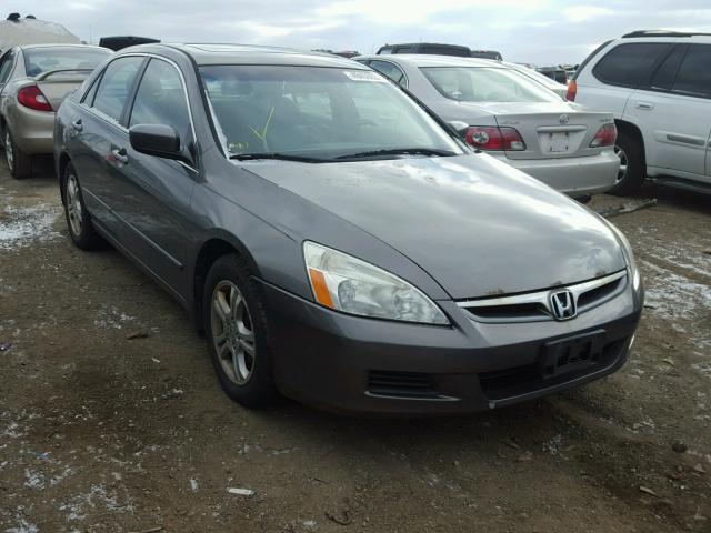 1HGCM56716A154143 - 2006 HONDA ACCORD EX GRAY photo 1