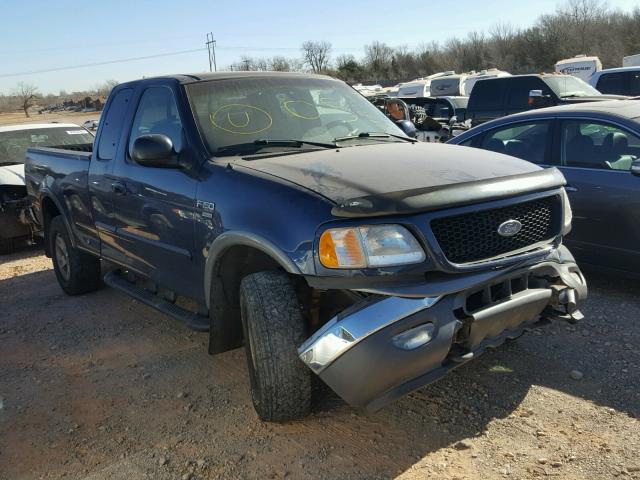 1FTRX18L62KA55230 - 2002 FORD F150 BLUE photo 1