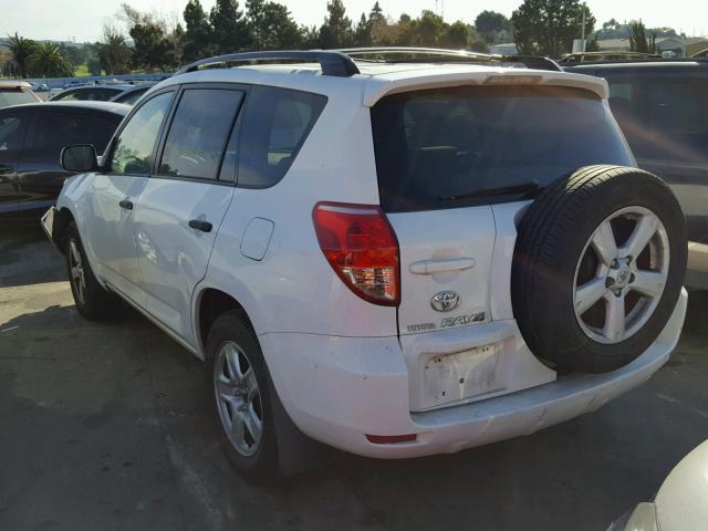 JTMZK33V175012648 - 2007 TOYOTA RAV4 WHITE photo 3