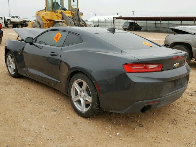 1G1FB1RX0H0190431 - 2017 CHEVROLET CAMARO LT GRAY photo 3