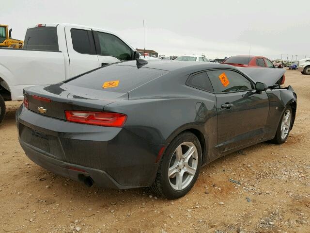 1G1FB1RX0H0190431 - 2017 CHEVROLET CAMARO LT GRAY photo 4