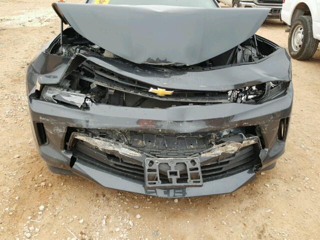 1G1FB1RX0H0190431 - 2017 CHEVROLET CAMARO LT GRAY photo 9