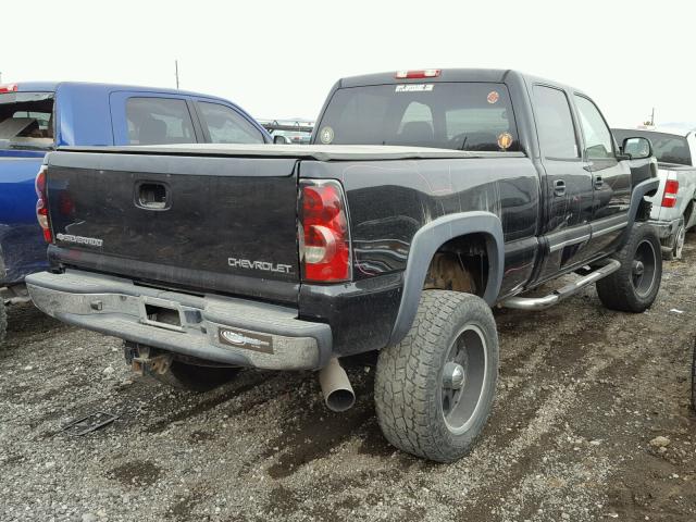 1GCHK23144F149723 - 2004 CHEVROLET SILVERADO BLACK photo 4