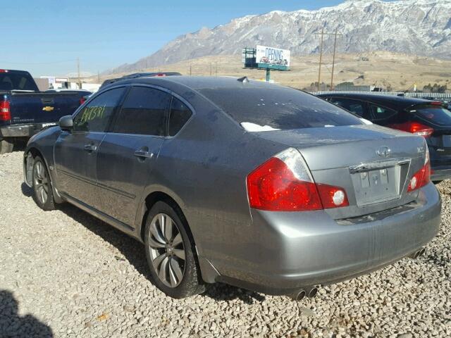 JNKAY01F17M456803 - 2007 INFINITI M35 BASE GRAY photo 3