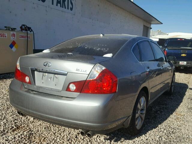 JNKAY01F17M456803 - 2007 INFINITI M35 BASE GRAY photo 4