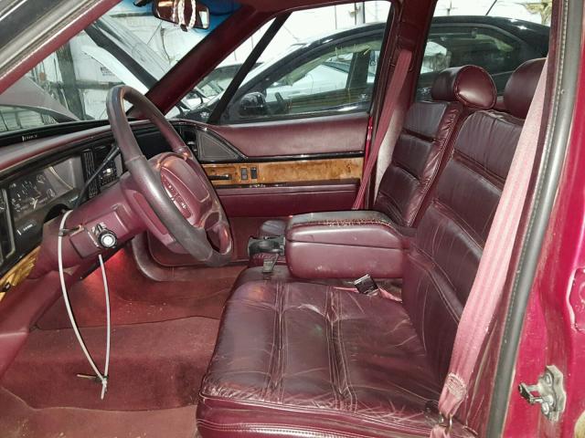 1G4HR52LXSH464247 - 1995 BUICK LESABRE LI RED photo 5