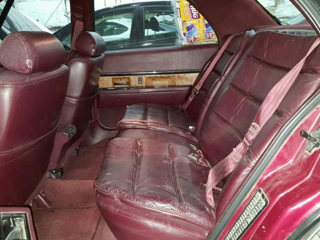 1G4HR52LXSH464247 - 1995 BUICK LESABRE LI RED photo 6