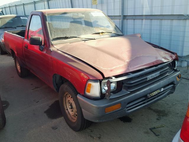 JT4RN81A6M0072969 - 1991 TOYOTA PICKUP 1/2 RED photo 1