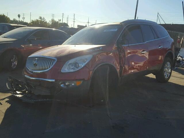 5GAKRDED7CJ184564 - 2012 BUICK ENCLAVE RED photo 2