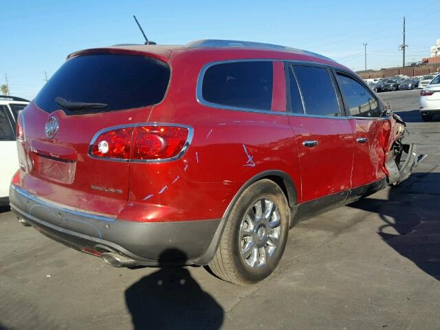 5GAKRDED7CJ184564 - 2012 BUICK ENCLAVE წითელი ფოტო 4