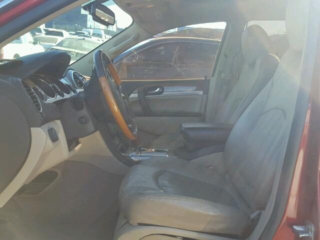 5GAKRDED7CJ184564 - 2012 BUICK ENCLAVE წითელი ფოტო 5