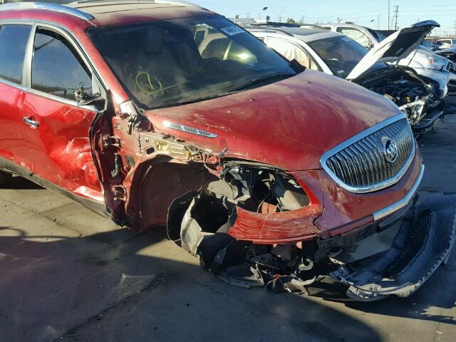 5GAKRDED7CJ184564 - 2012 BUICK ENCLAVE RED photo 9