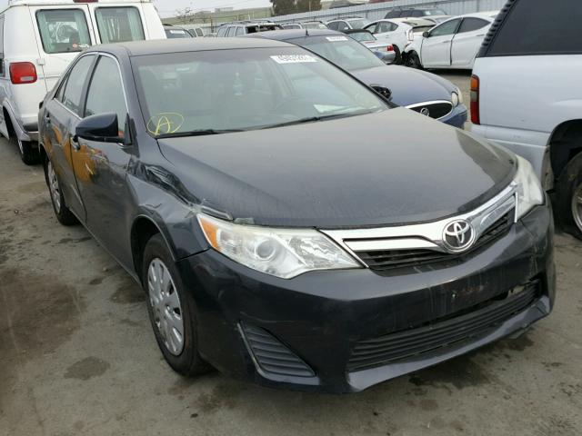 4T4BF1FKXCR183234 - 2012 TOYOTA CAMRY BASE BLACK photo 1