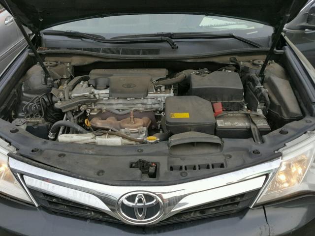 4T4BF1FKXCR183234 - 2012 TOYOTA CAMRY BASE BLACK photo 7