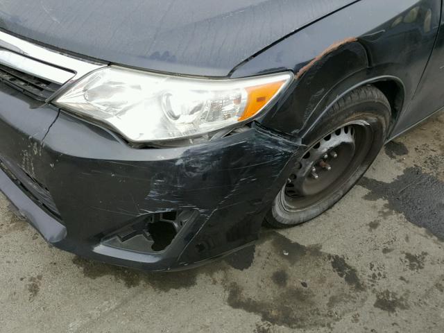 4T4BF1FKXCR183234 - 2012 TOYOTA CAMRY BASE BLACK photo 9