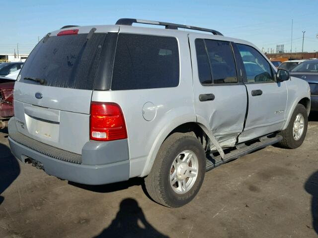 1FMZU62E02UA34566 - 2002 FORD EXPLORER X SILVER photo 4