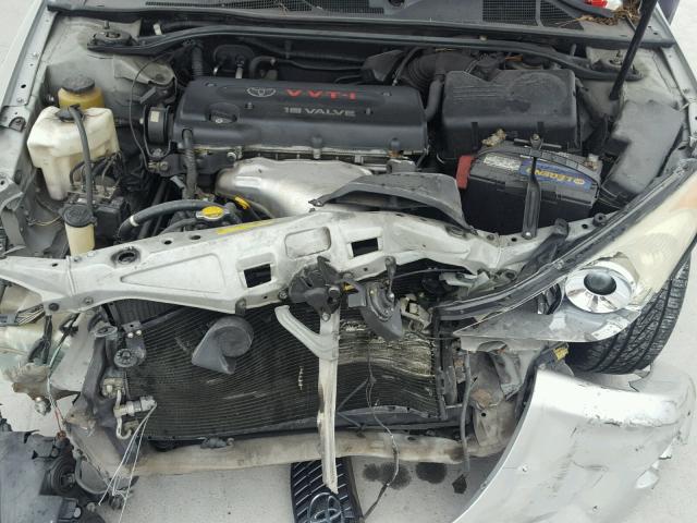 4T1CE38P64U853806 - 2004 TOYOTA CAMRY SOLA SILVER photo 7