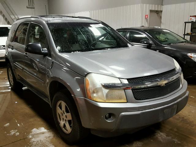 2CNDL23F756158639 - 2005 CHEVROLET EQUINOX LS GRAY photo 1