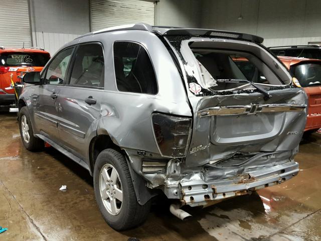 2CNDL23F756158639 - 2005 CHEVROLET EQUINOX LS GRAY photo 3