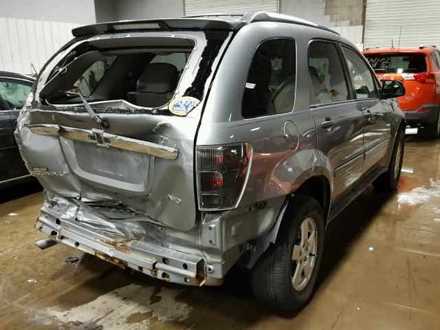 2CNDL23F756158639 - 2005 CHEVROLET EQUINOX LS GRAY photo 4