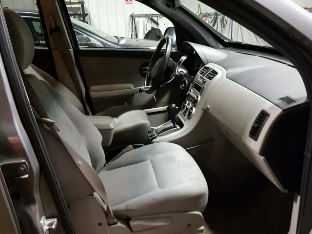 2CNDL23F756158639 - 2005 CHEVROLET EQUINOX LS GRAY photo 5