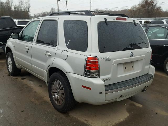 4M2CU97137KJ21148 - 2007 MERCURY MARINER PR SILVER photo 3