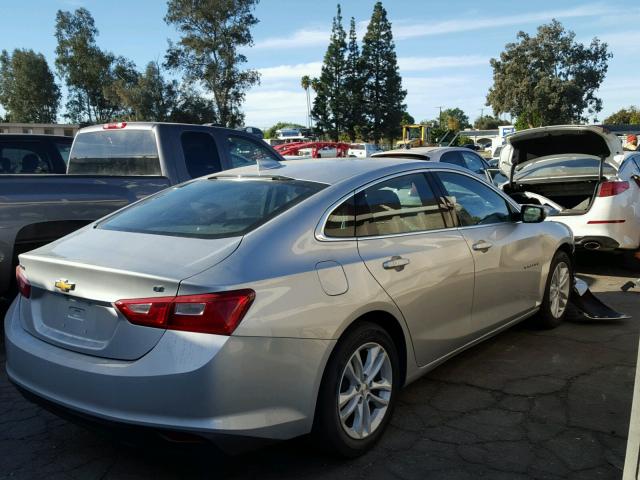 1G1ZE5ST5GF297795 - 2016 CHEVROLET MALIBU LT SILVER photo 4