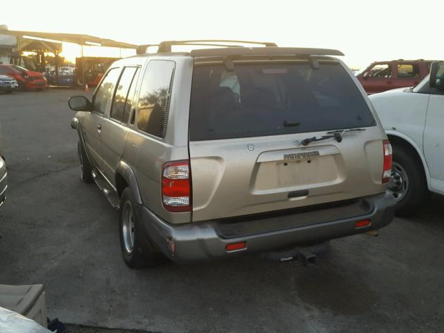 JN8AR07S2XW363770 - 1999 NISSAN PATHFINDER GOLD photo 3