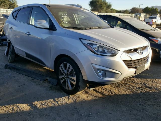 KM8JU3AG7EU863749 - 2014 HYUNDAI TUCSON GLS SILVER photo 1