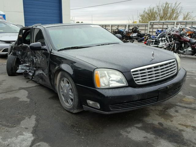 1G6KD54YX4U216532 - 2004 CADILLAC DEVILLE BLACK photo 1