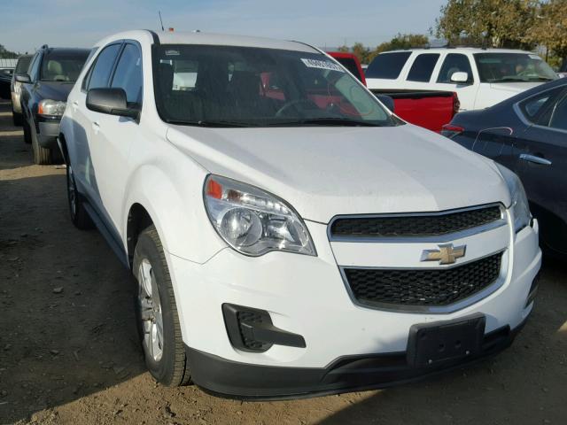 2GNALBEK0C6220176 - 2012 CHEVROLET EQUINOX LS WHITE photo 1