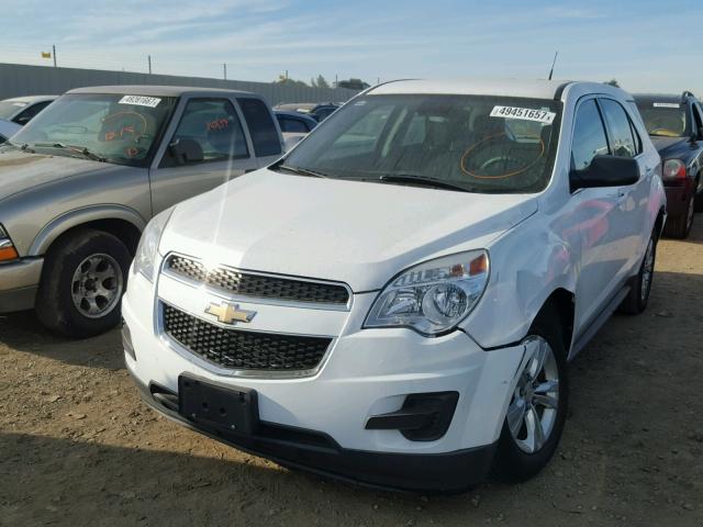 2GNALBEK0C6220176 - 2012 CHEVROLET EQUINOX LS WHITE photo 2