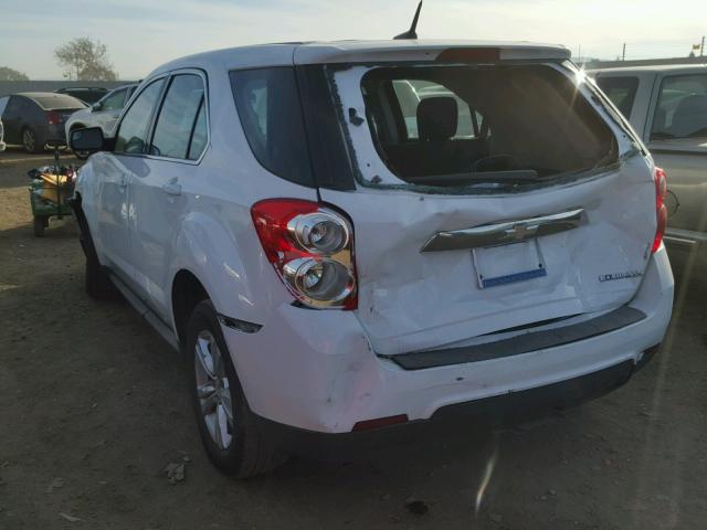 2GNALBEK0C6220176 - 2012 CHEVROLET EQUINOX LS WHITE photo 3