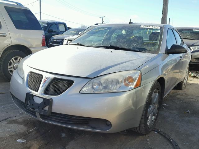 1G2ZH57NX84156098 - 2008 PONTIAC G6 GT SILVER photo 2